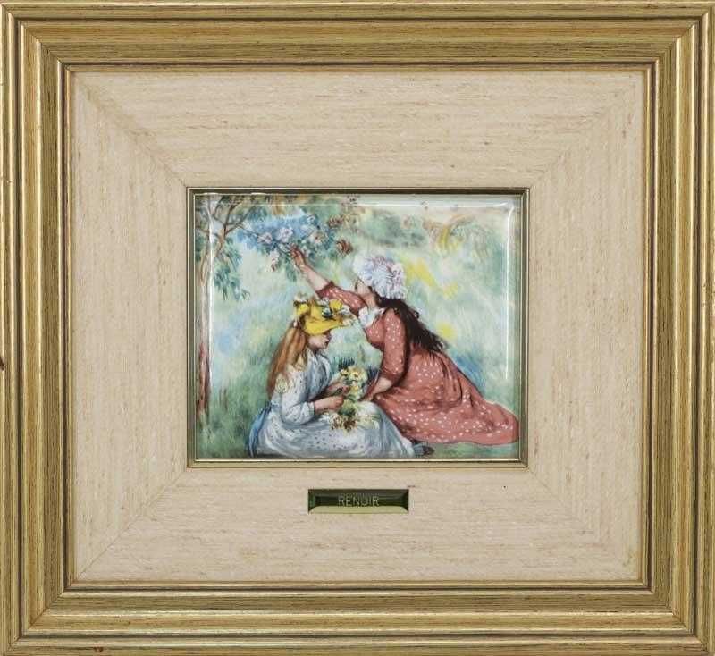 Quadros Placa de Esmalte a fogo à maneira de Limoges