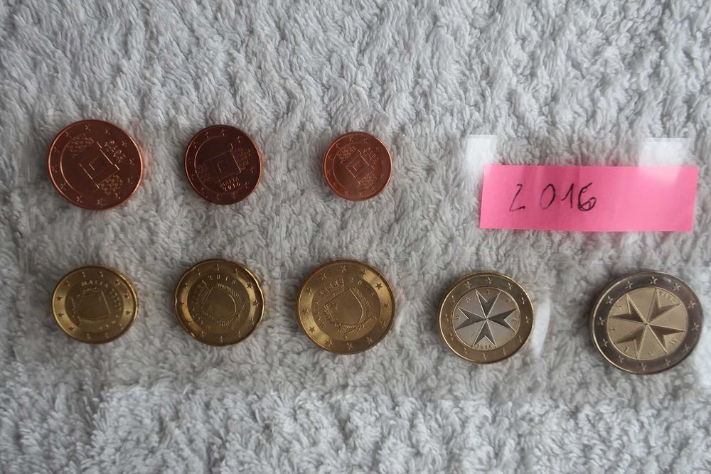 Set Moedas EURO Coins UNC - Malta (vários anos)