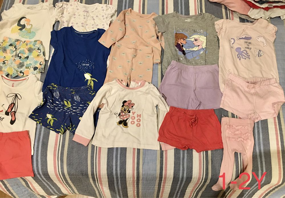 Conjunto de roupa de bebe 1 a 2 anos