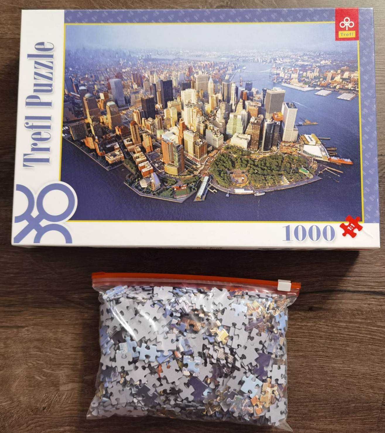 Puzzle 1000 elementów, Manhattan, Nowy Jork, Trefl