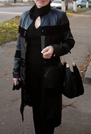 Плащ, тренч, натуральна шкіра, розмір 46,