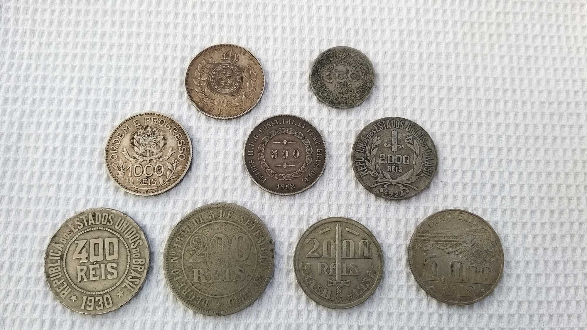 moedas de coleção várias