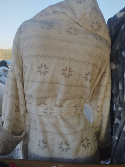 Szlafrok damski angora gruby mega