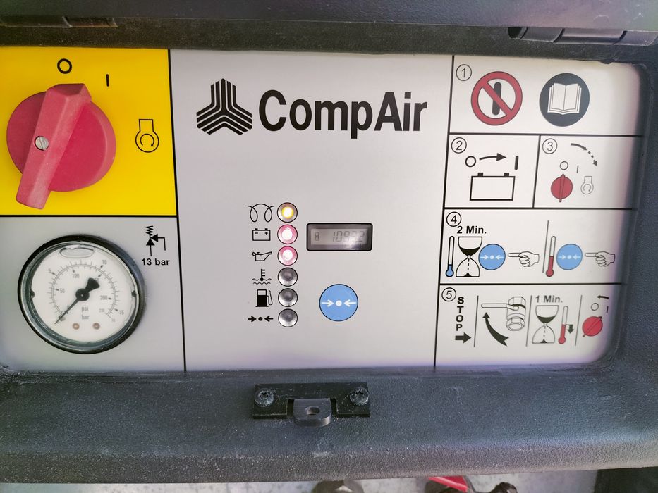Kompresor śrubowy CompAir C50 1100MTH