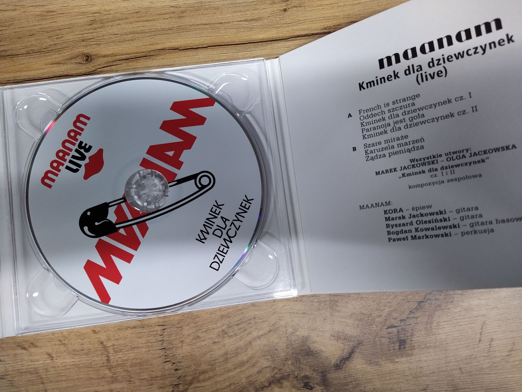 Płyta CD Maanam kminek dla dziewczynek LIVE