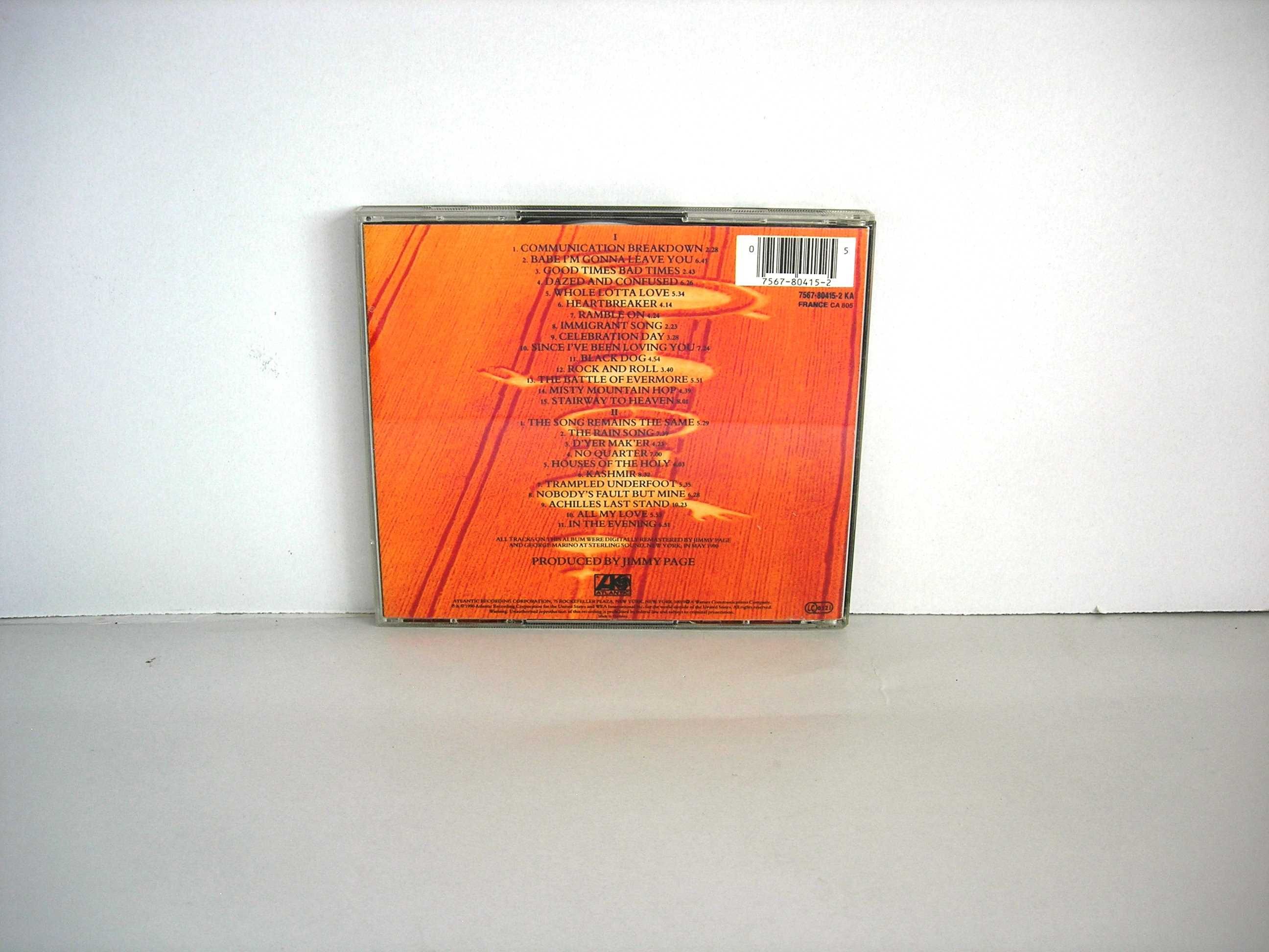 Led Zeppelin "Remasters" płyta 2CD Atlantic Recordings 1990