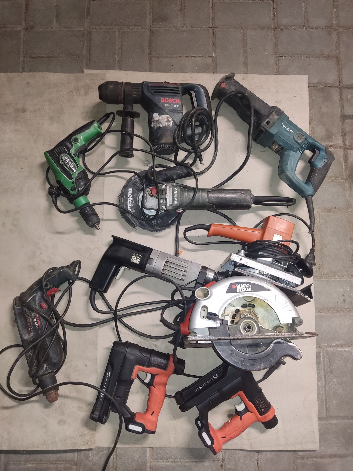 Narzędzia Makita Metabo Fein Hitachi Bosch Black Decker