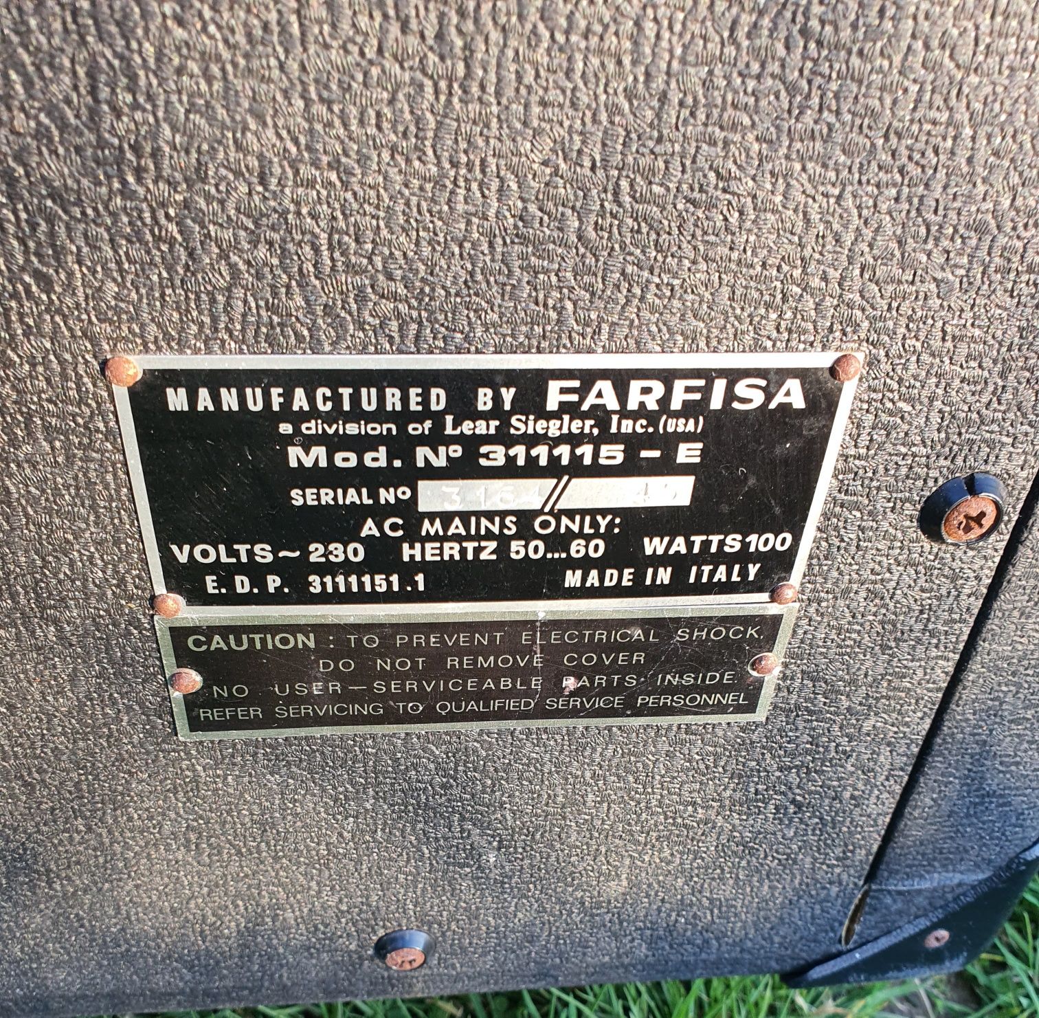 Farfisa RSC 180 głosnik obrotowy