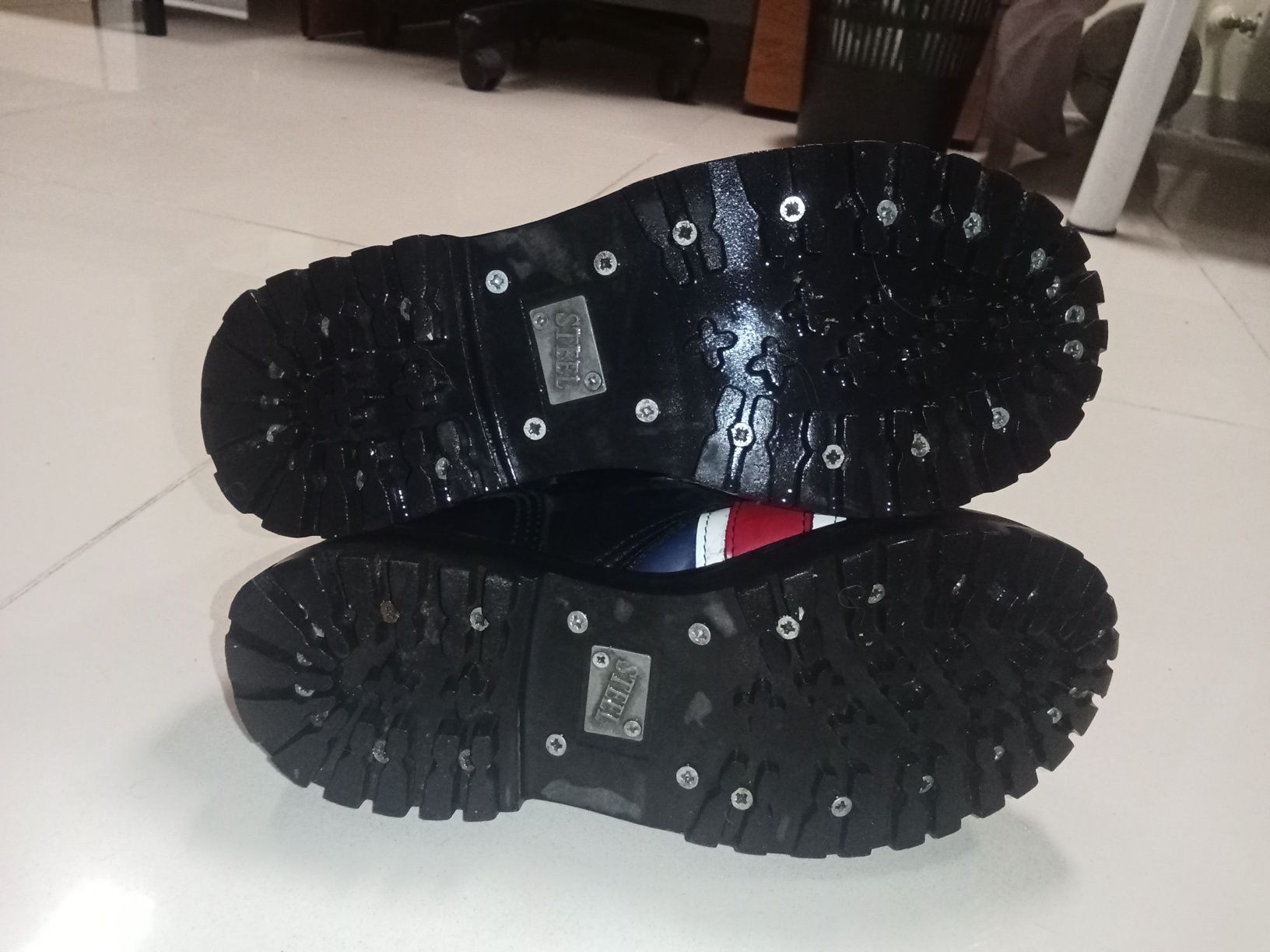 Берцы стилы 37 размер Steel Boots 10 Eyelets British Flag ботинки ориг