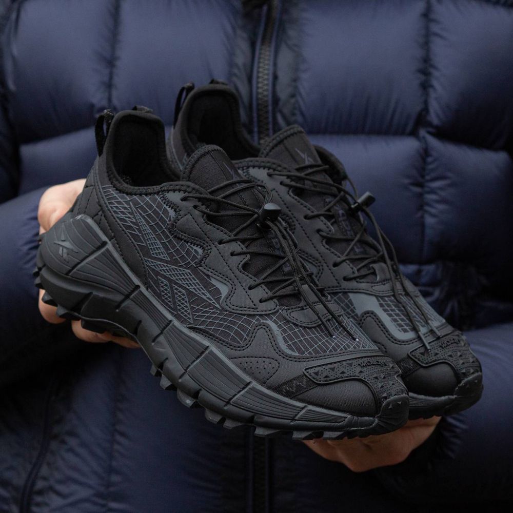 Reebok Zig Kinetica || Edge Black/Gray,рибок,гортекс,Reebok goretex.