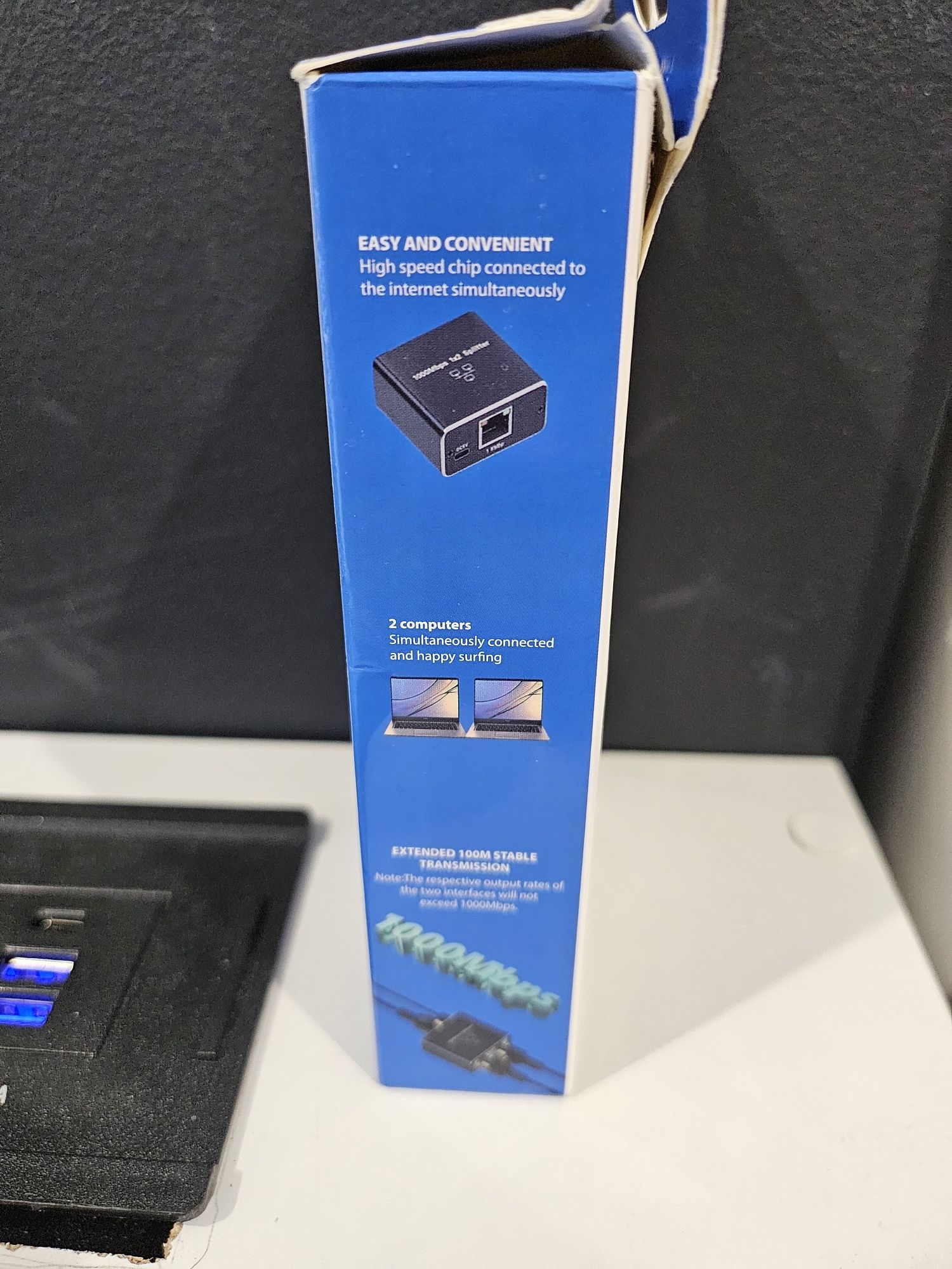 Adapter- Rozdzielacz 1x2 1000 Mb/s
