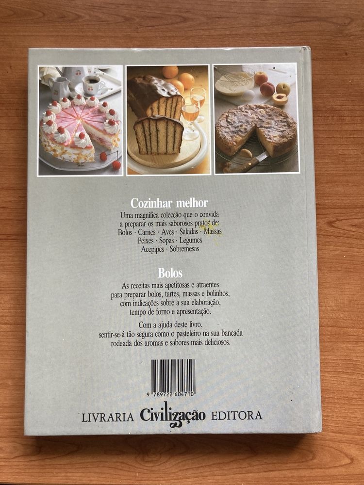 Livro Bolos – Várias receitas - Cozinhar melhor