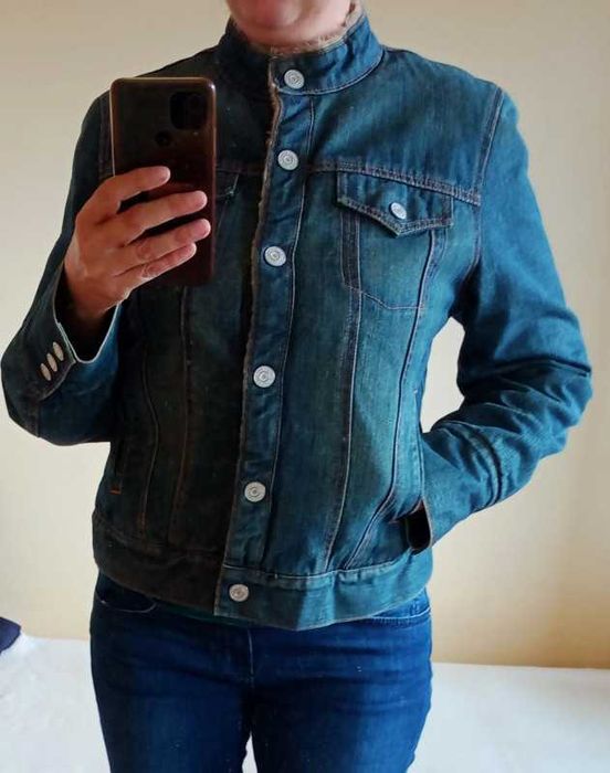 Extra kurtka jeansowa na misiu GAP rozmiar M / 38 / 10