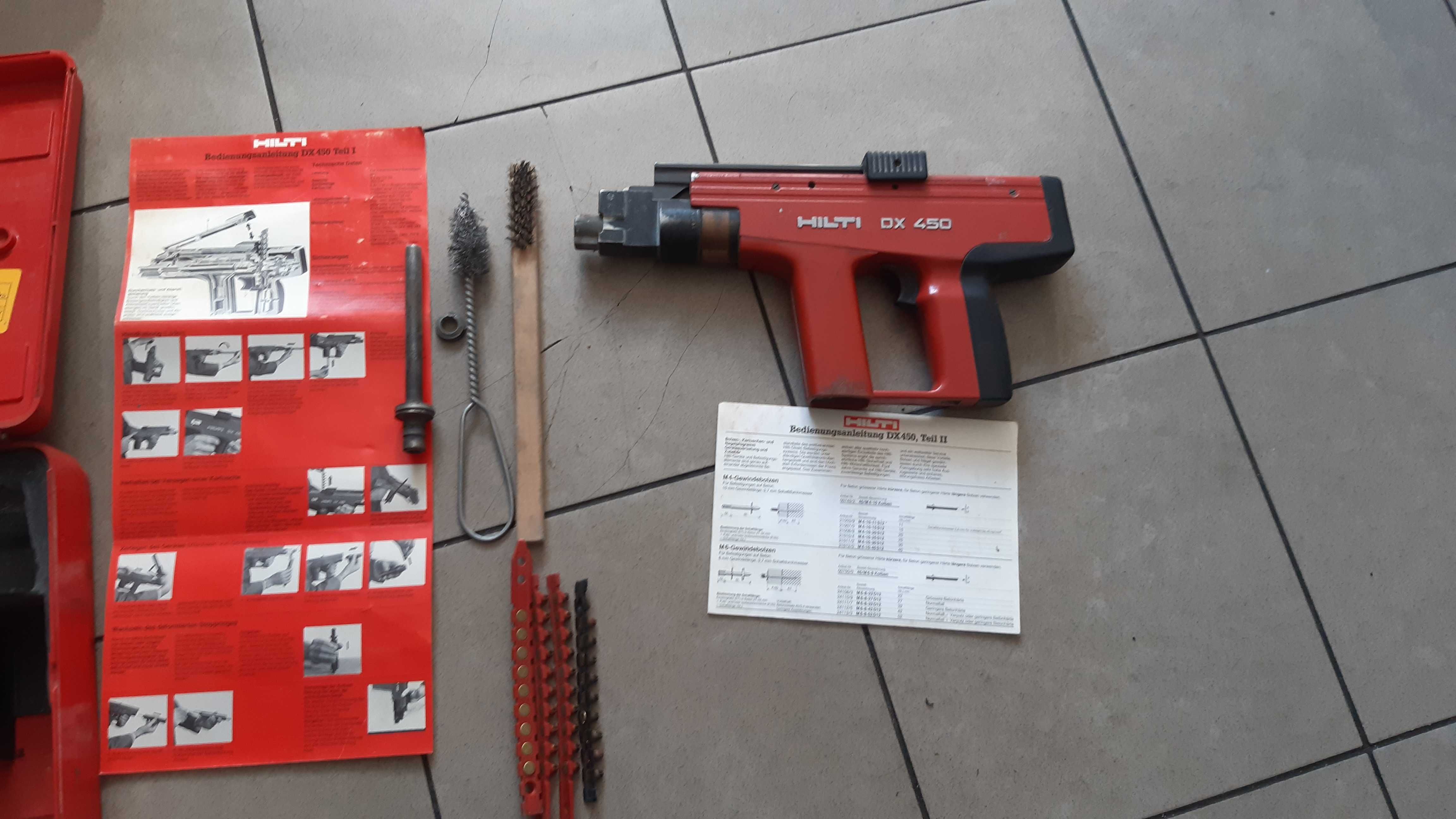 Hilti dx450 Gwoździarka do drewna i betonu