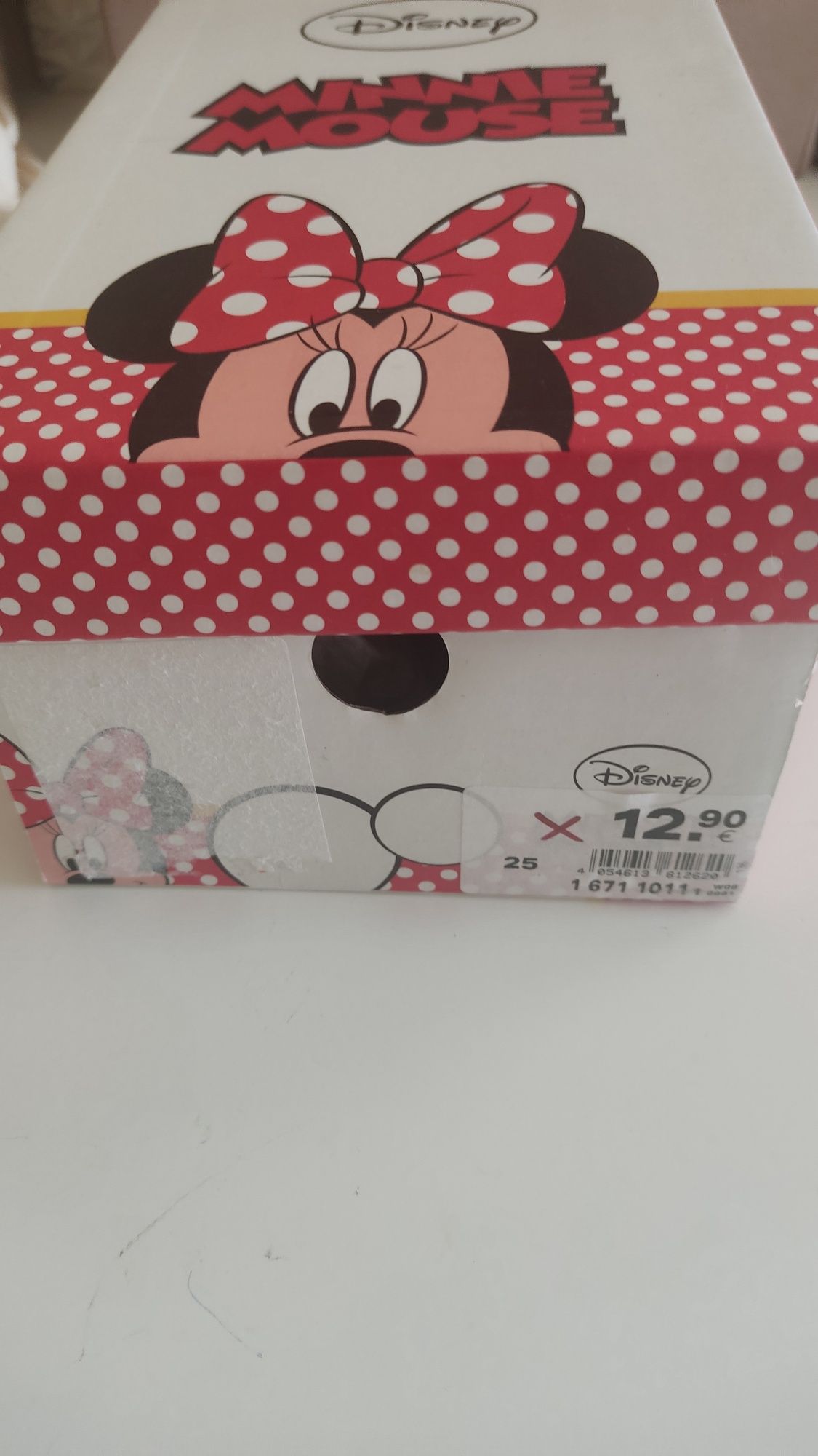 Pantufas Minnie novas tam.25