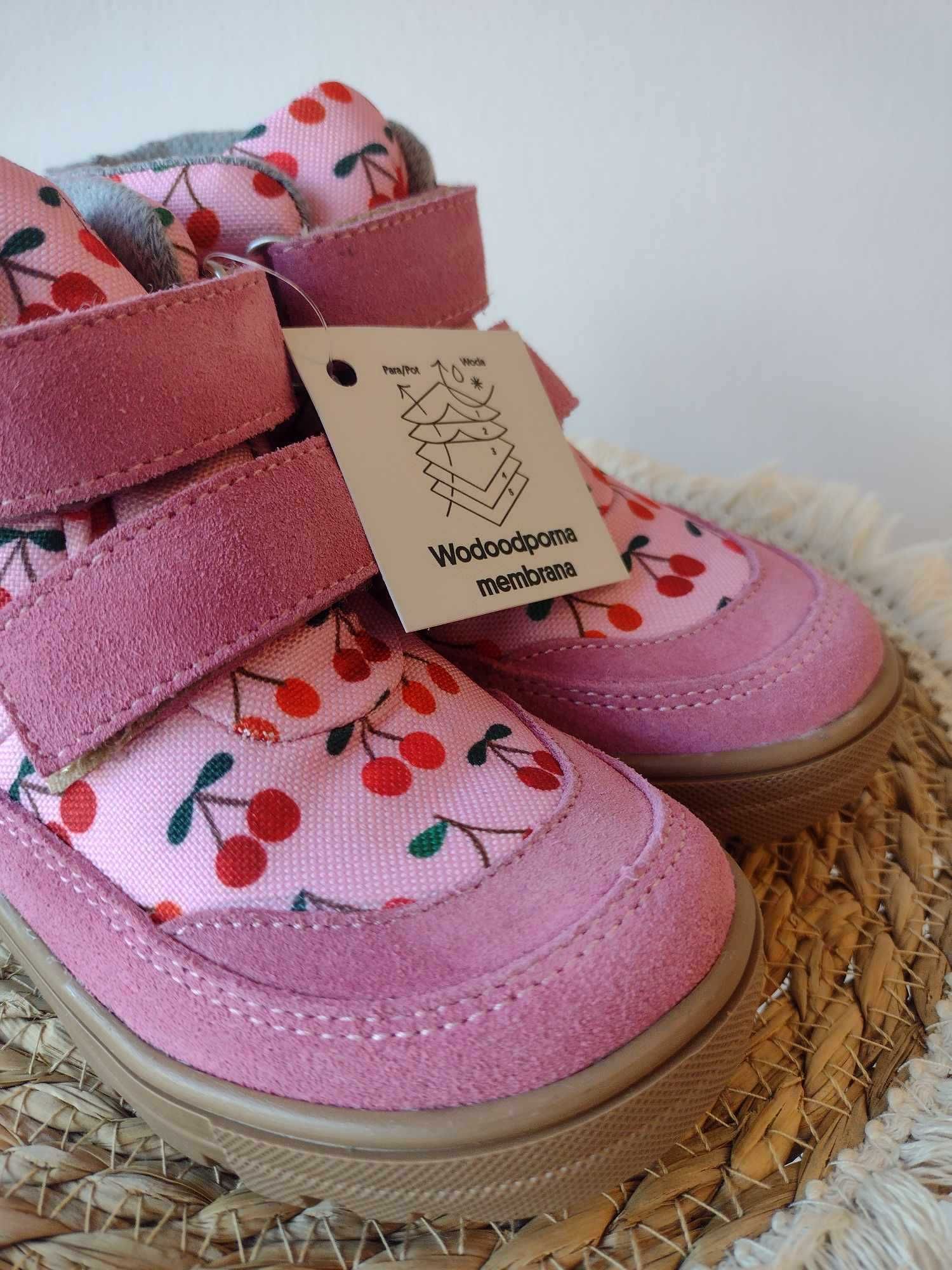 Trzewiki dziewczęce r.28 Mido 32-41 cherry pink TE-POR