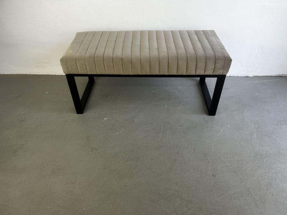 Ławka Klara Boucle Loft tapicerowana 70x40  NA WYMIAR-PERSONALIZACJA