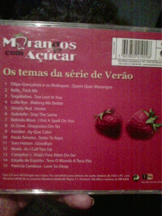 morangos com açúcar CD musica- portes grátis