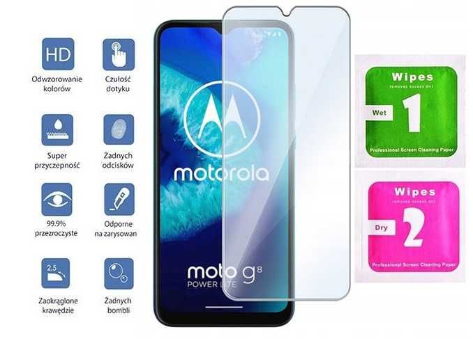 3x Szkło Hartowane do Motorola Moto G8 Power Lite