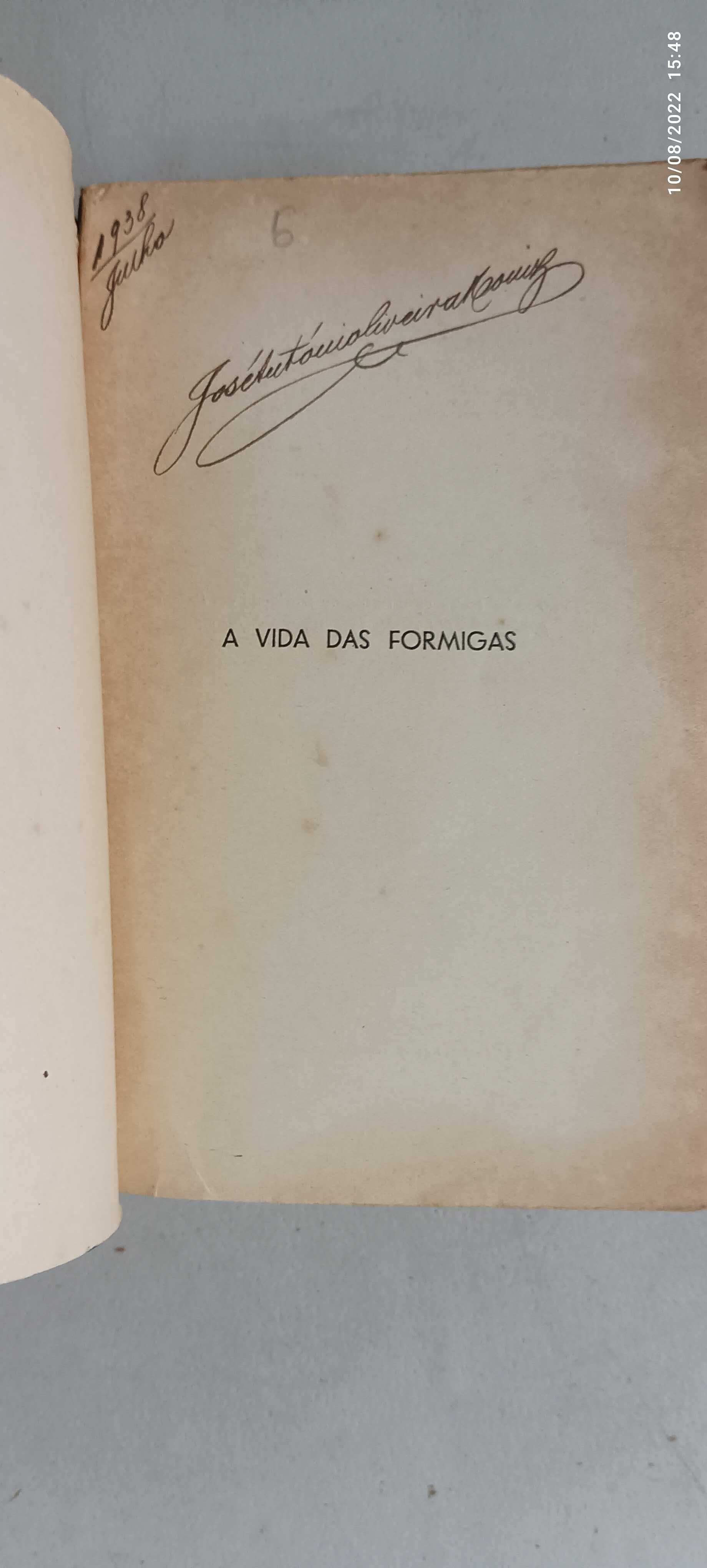 Livro PA-2 - Maurício Maeterlinck  - A vida das formigas