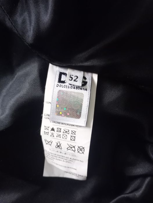 Шкіряна куртка Dolce & Gabbana