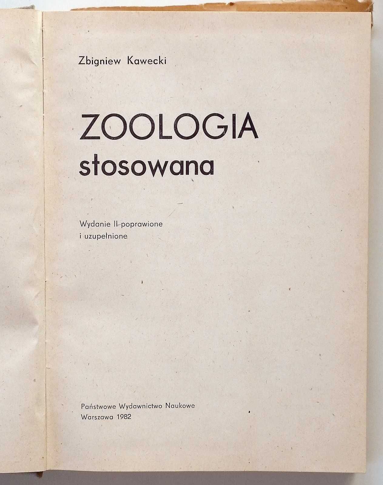 Kawecki Z. - "Zoologia stosowana"