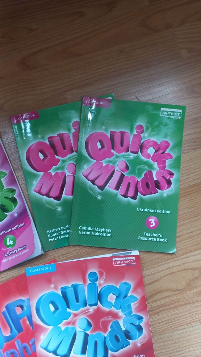 Quick Minds 1,3,4. Англійська за програмою НУШ оригінал