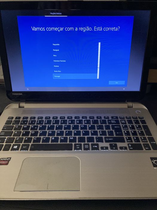 Portátil Toshiba i7