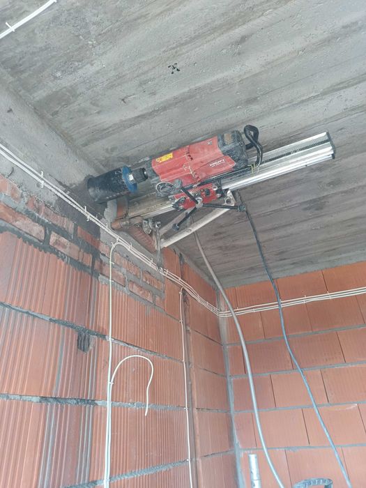 Wiercenie w betonie, żelbecie, stropach, cięcie betonu