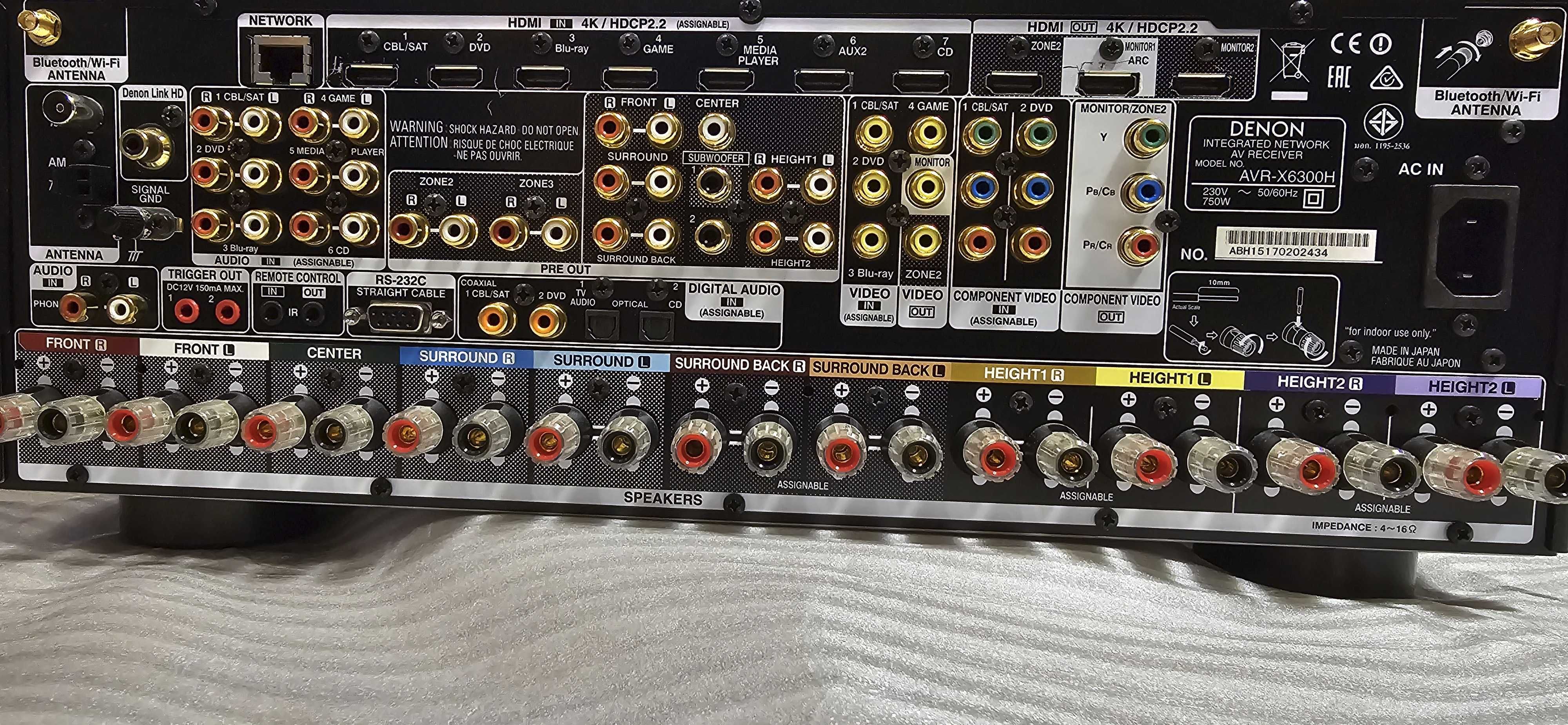 amplituner DENON X6300H