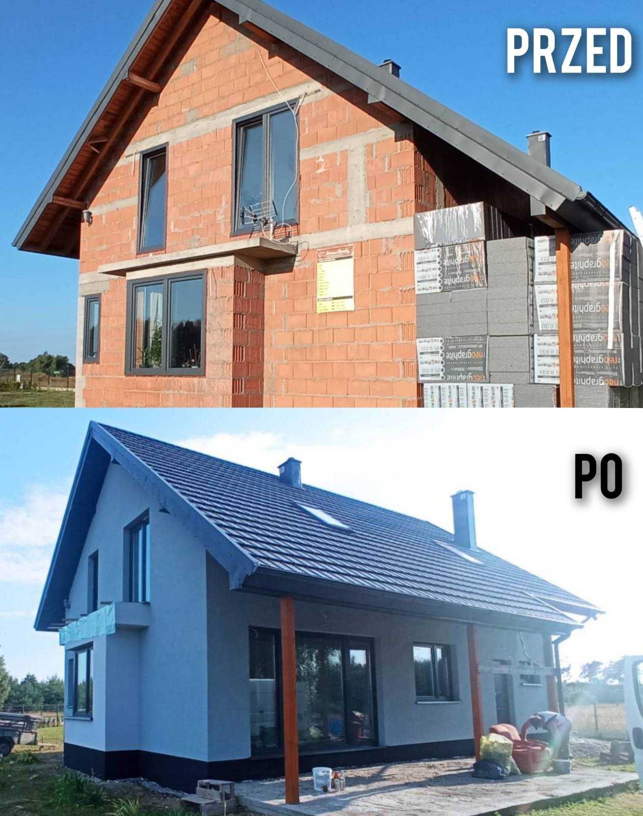 Ocieplenie domu #malowanie elewacji #docieplenie wełną #tynkowanie itp