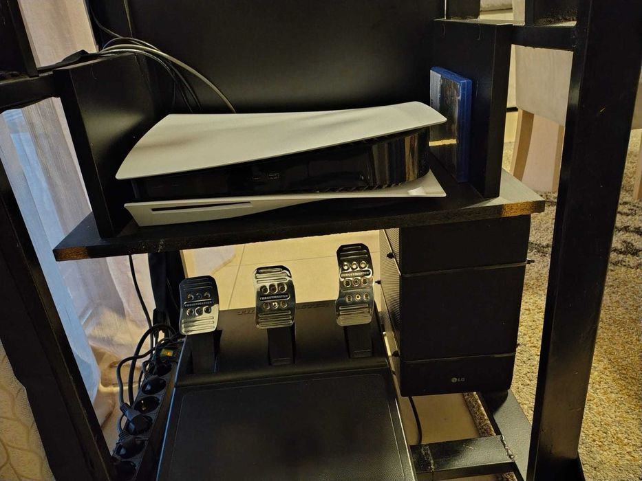 Cokpit + Suporte para Tv + Suporte para Playsation + Suporte Sound Bar