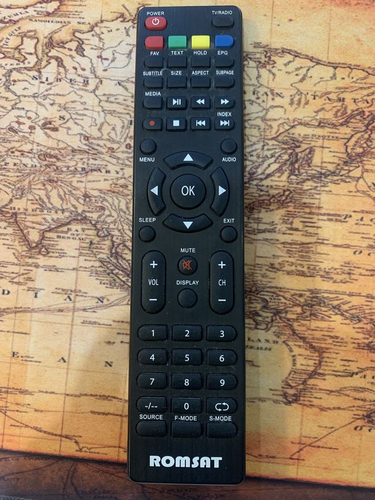 Romsat пульт до ТV