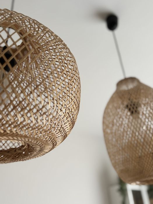 Lampa wisząca BOHO bambusowa