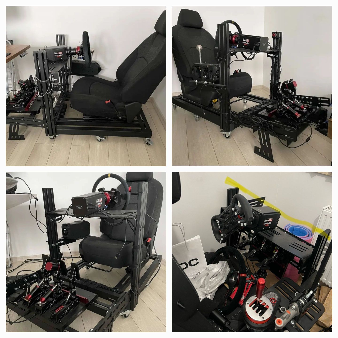 Stelaż do Simracingu, sim rig do Direct Drive, Fanatec, Moza, Simagic