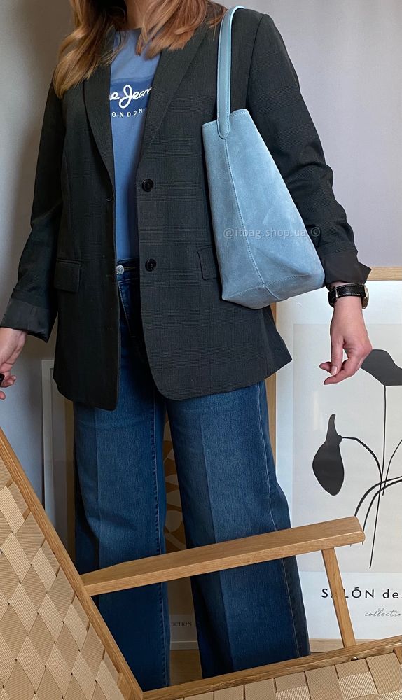 Замшева сумка bucket bag, новинка з Італії. Замшевая сумка Италия