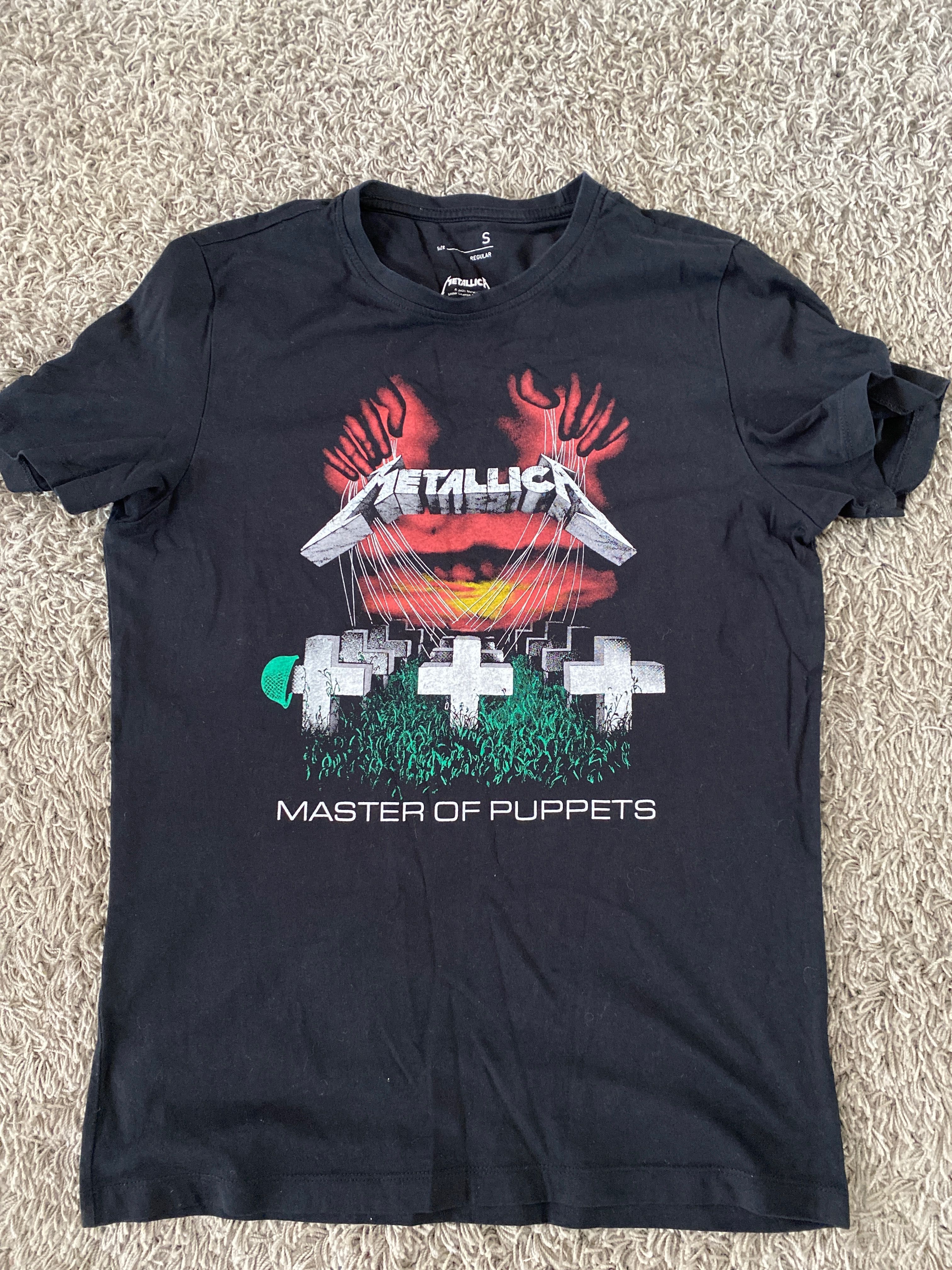 Metallica koszulka czarna Master of puppets
