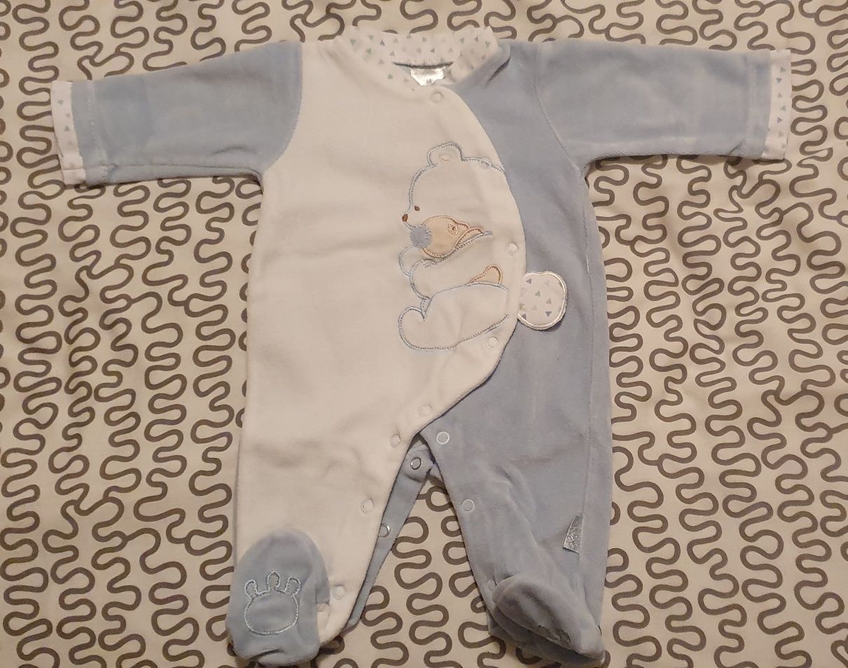 Babygrow polar azul para bebé 3 meses