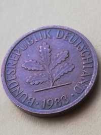 Moneta 1 pfenig z 1983