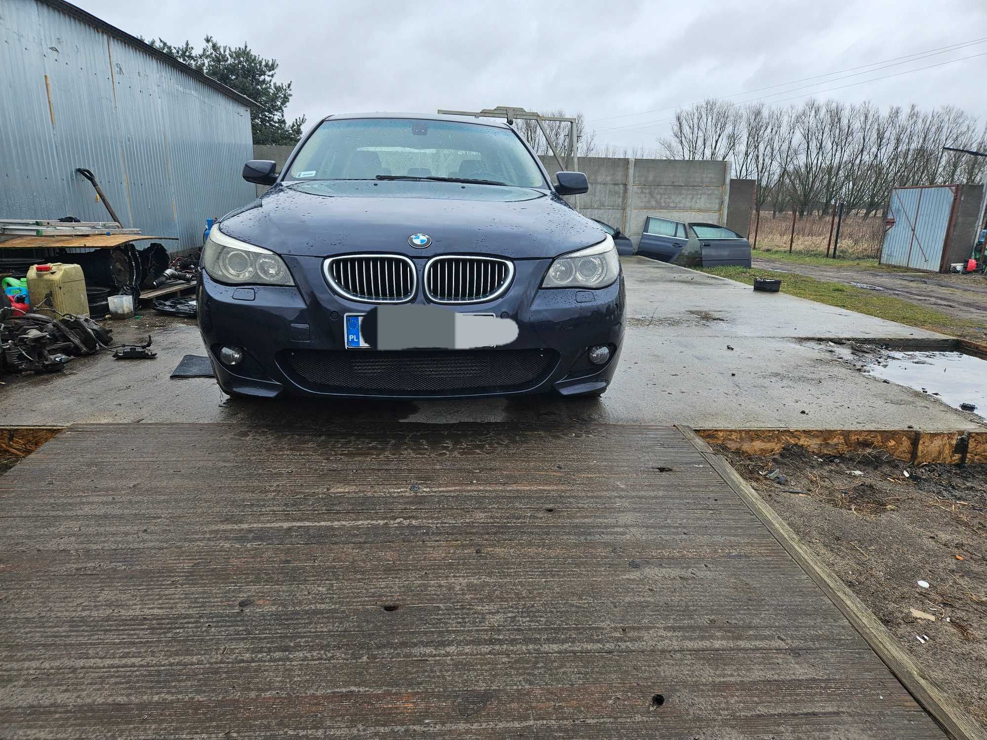 Bmw e60 3.0d 218km automat xenon m-pakiet 306d2 orietblau czesci!