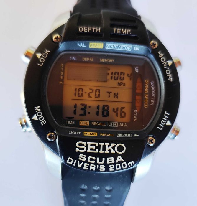 SEIKO M796 5A00 Mergulho 200m