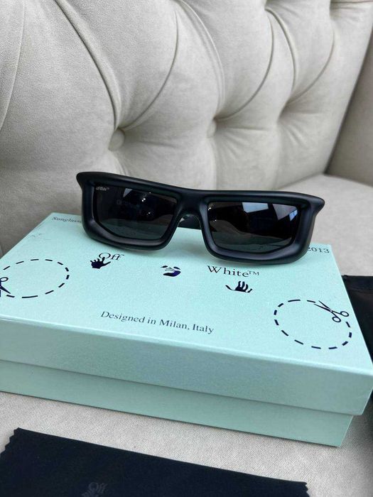 Мужские очки Off White темные очки Офф Вайт солнцезащитные очки g219