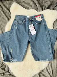 Spodnie jeansy mom jeans 36 nowe sinsay