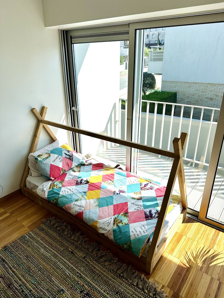 Cama Tipi/Montessori 190x80 com colchão