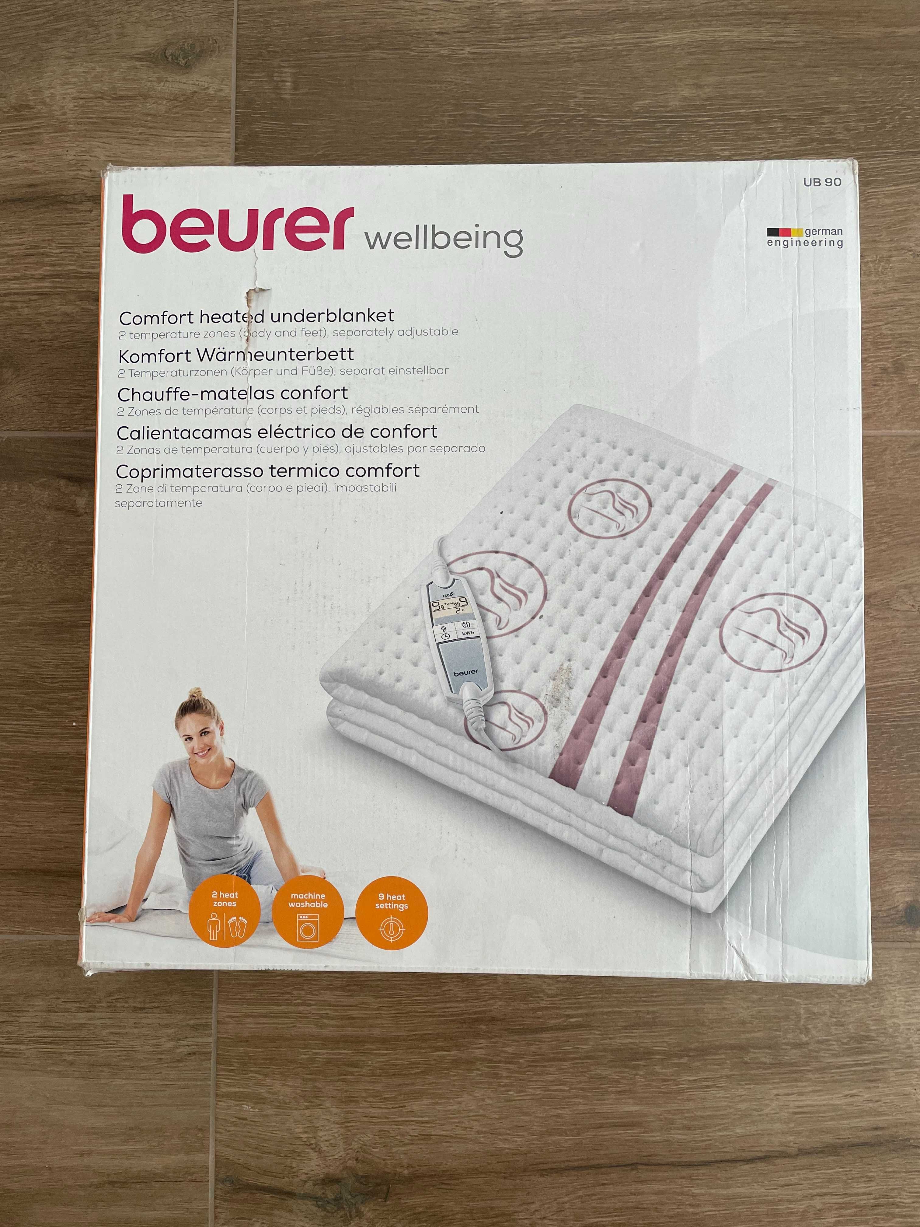 Beurer UB 90 Cosy - Nakładka elektryczna na łóżko
