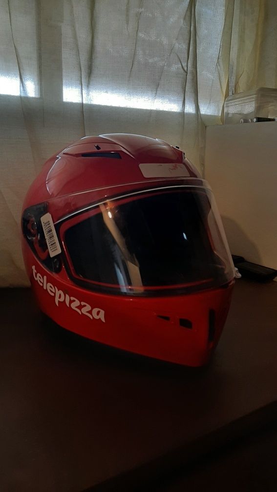 Capacete mota Telepizza