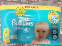 Підгузки Pampers baby-dry,  2 розмір