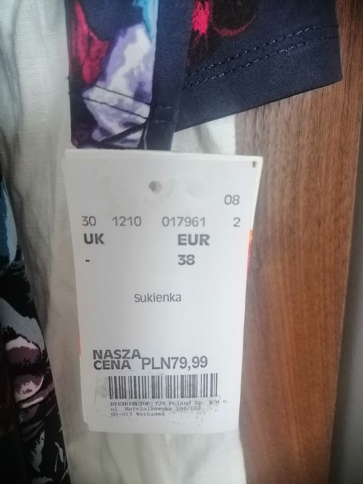 Sukienka damska długi rękaw