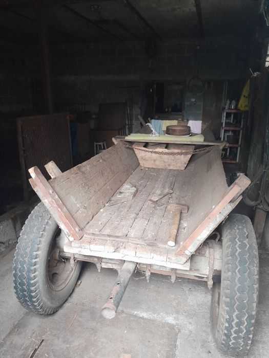 Wóz konny drewniany