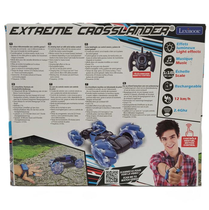 samochód kaskaderski zdalnie sterowany Lexibook Extreme RC50 1:16